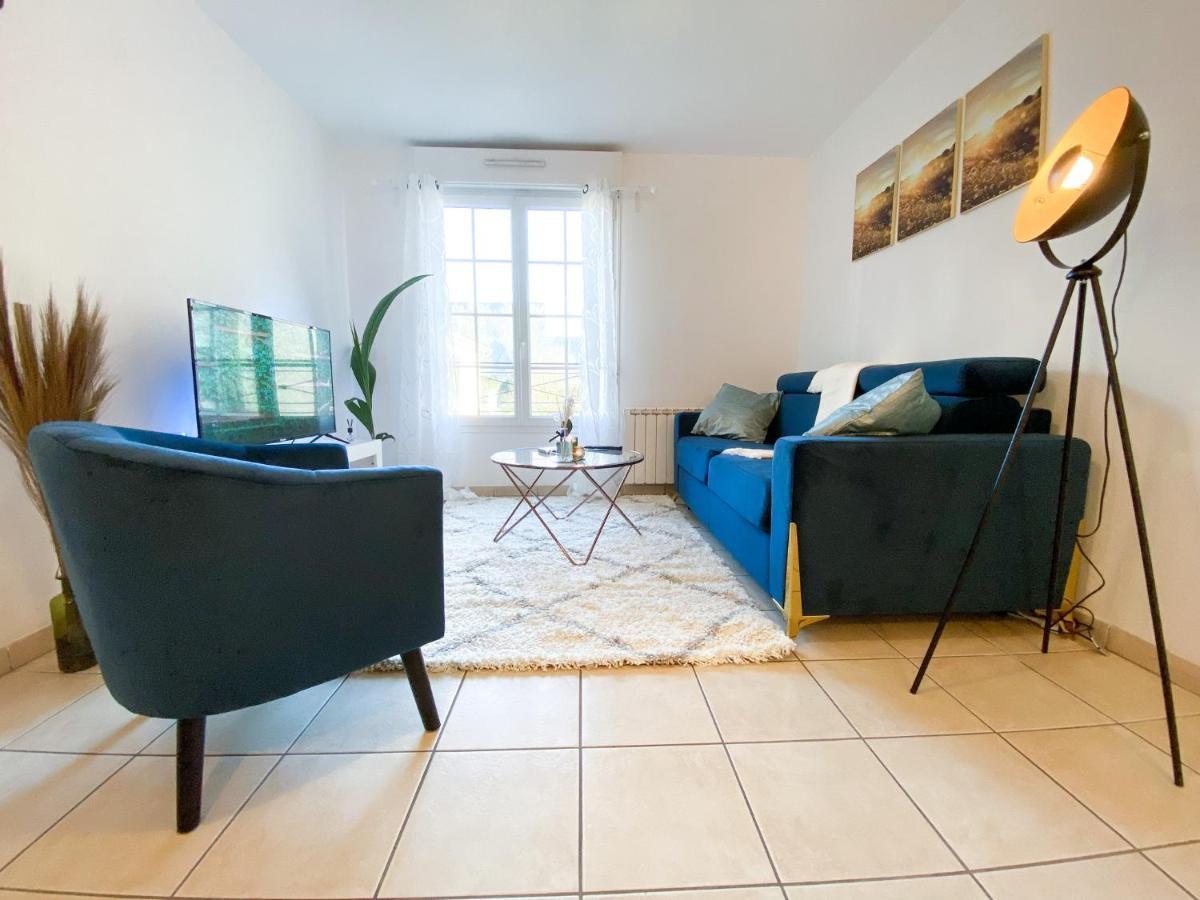 Апартаменты Blue Pearl - Parking - Gare Rer A 5 Min Корбей-Эссон Экстерьер фото