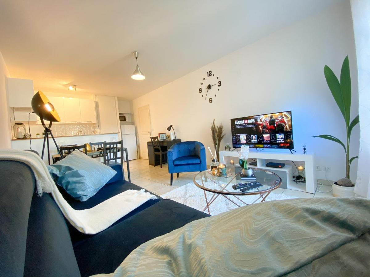 Апартаменты Blue Pearl - Parking - Gare Rer A 5 Min Корбей-Эссон Экстерьер фото