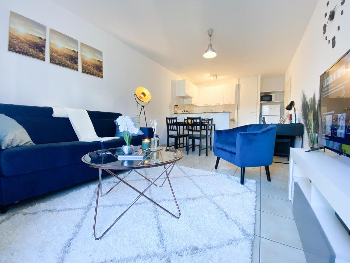 Апартаменты Blue Pearl - Parking - Gare Rer A 5 Min Корбей-Эссон Экстерьер фото