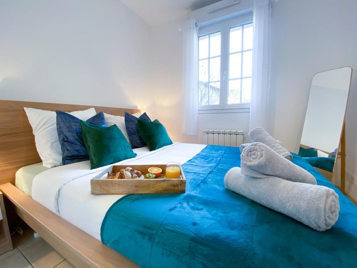Апартаменты Blue Pearl - Parking - Gare Rer A 5 Min Корбей-Эссон Экстерьер фото